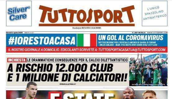  Tuttosport sulla Serie A: "Estate tutti in campo"