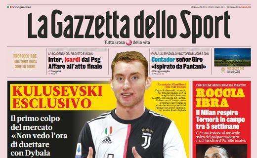 La Gazzetta dello Sport, parla Kulusevski: "Voglio chiudere alla grande con il Parma"
