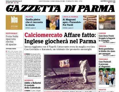 Gazzetta di Parma: "Affare fatto: Inglese giocherà nel Parma"