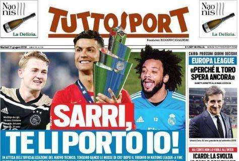 Tuttosport: "Sarri, te li porto io". E su Buffon si muove il Porto