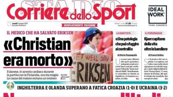 L'apertura del Corriere dello Sport: "Nessuno come l'Italia"