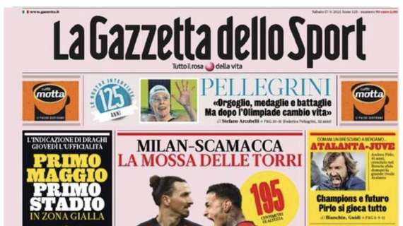 La Gazzetta dello Sport: "Milan-Scamacca: altezza Ibra"