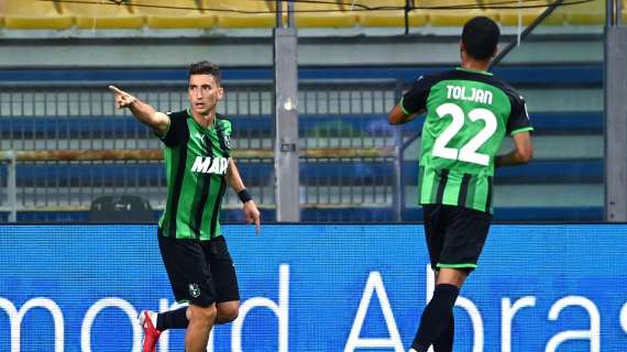 Parma-Sassuolo 0-1: neroverdi avanti al 45', decide Djuricic