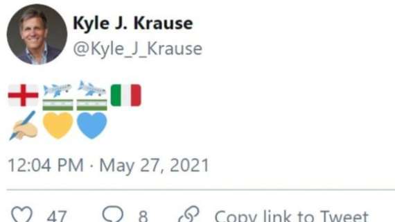 Krause su Twitter annuncia un arrivo dall'Inghilterra: è Enzo Maresca
