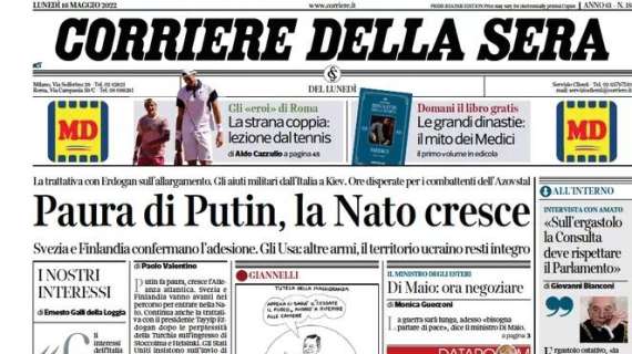 Corriere della Sera: “Il Milan corre, ma l’Inter c’è. Uno scudetto all’ultimo secondo”