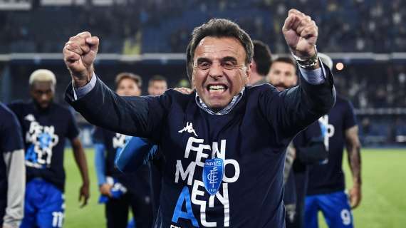 Empoli, Corsi: "Serie A competitiva, grande rispetto per tutti gli avversari"