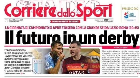 Corriere dello Sport con Ibrahimovic: "Così ho rifatto grande il Milan"