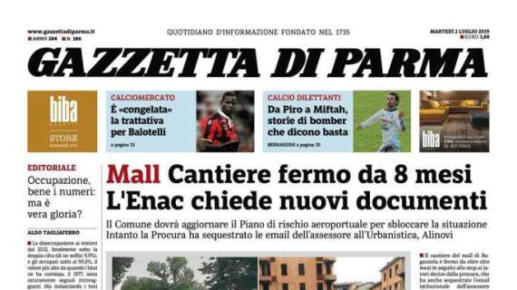 Gazzetta di Parma: "Trattativa per Balotelli congelata"