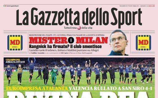 La Gazzetta dello Sport: "Divina Dea"