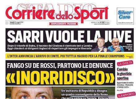 Corriere dello Sport: "Fango su De Rossi, partono le denunce"