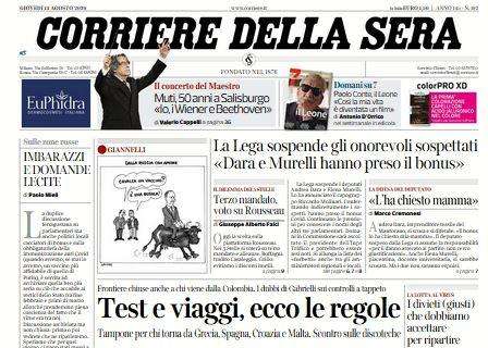 Corriere della Sera: "Atalanta sconfitta. Il sogno svanisce in tre minuti"