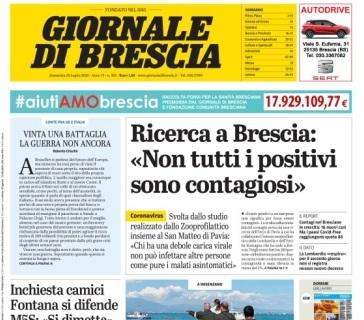 Giornale di Brescia: "Il Brescia non c'è più: perde anche col Parma in vacanza"