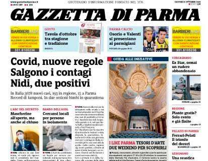 Gazzetta di Parma: "Osorio e Valenti si presentano ai parmigiani"