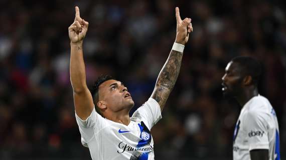 Serie A, poker di Lautaro, l'Inter stende la Salernitana e riacciuffa il Milan 