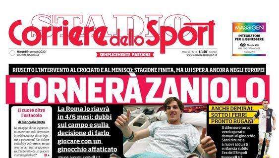 L'apertura del Corriere dello Sport: "Conte pressa Marotta"