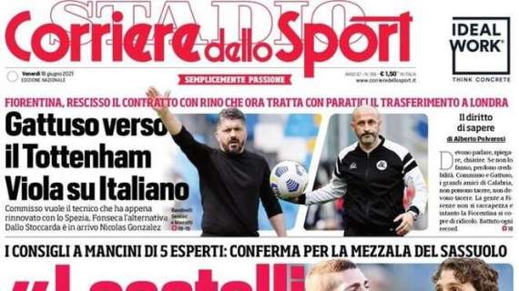 Corriere dello Sport, 5 esperti a Mancini: "Locatelli intoccabile"