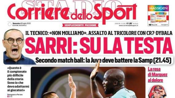 Corriere dello Sport: "Inter, che scatto con la nuova coppia"