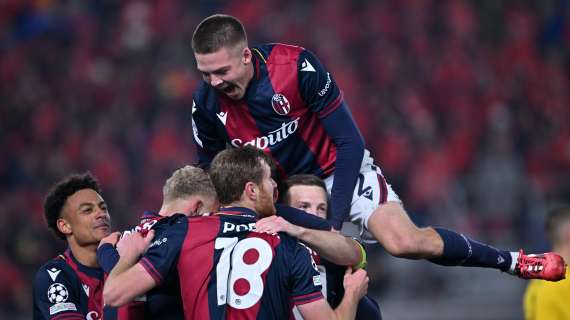 Serie A, il Bologna stende un Como in dieci per un'ora: 2-0 al Dall'Ara