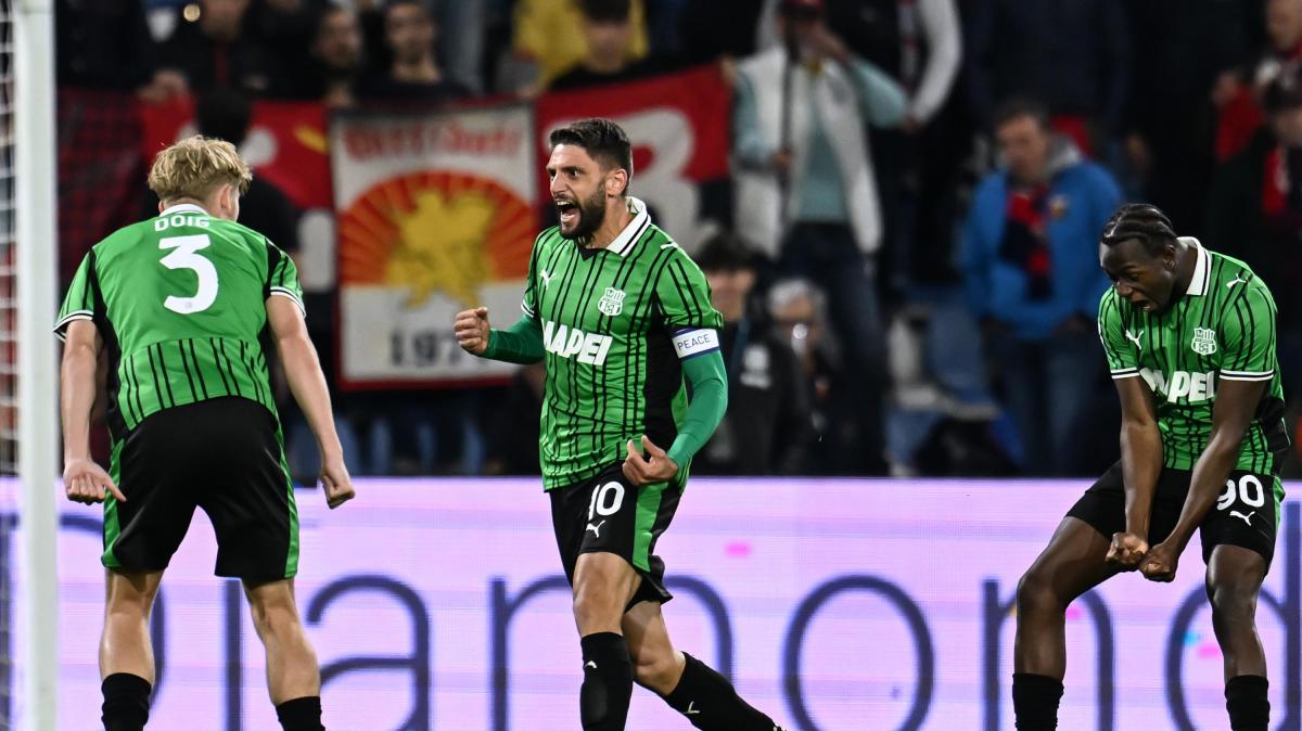 Serie A, disastro Fiorentina, il Sassuolo sogna: al Mapei finisce 3-1