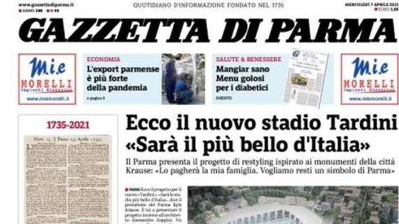 Gazzetta di Parma: "Ecco il nuovo Tardini: 'Sarà il più bello d'Italia'"