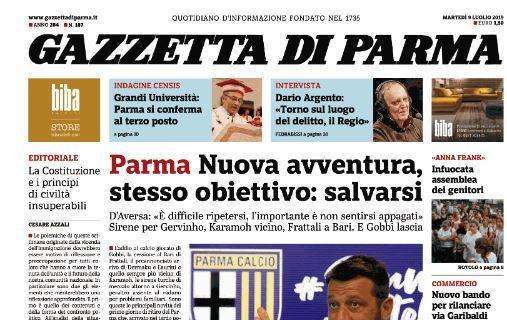 Gazzetta di Parma: "Nuova avventura, stesso obiettivo: salvarsi"