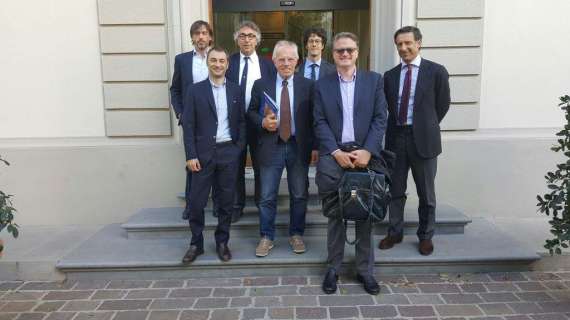 Il Parma ieri a Firenze per il consiglio direttivo di Lega Pro