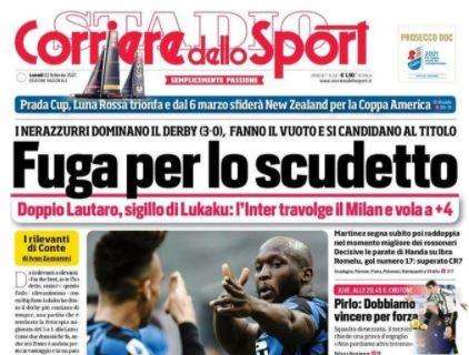 Corriere dello Sport: "Fuga per lo scudetto"