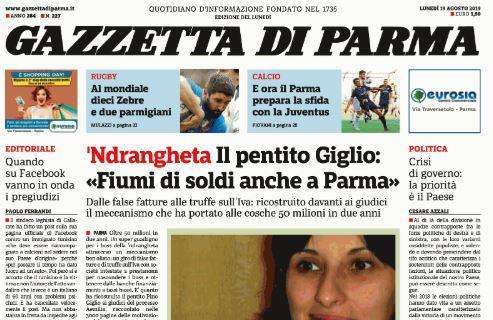 Gazzetta di Parma - "Ora i crociati preparano la sfida alla Juventus"