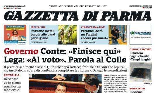 Gazzetta di Parma: "Perrone: 'Sarà un Tardini ancora più smart'"