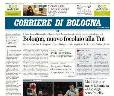 Corriere di Bologna: "Si conferma lo «strano» Bologna: in casa trema, in trasferta vola"