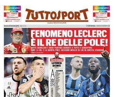 Tuttosport titola: "Il fattore R lancia la Juve"
