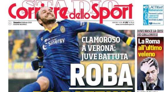 Corriere dello Sport su Verona-Juve: "Roba da Pazzini"