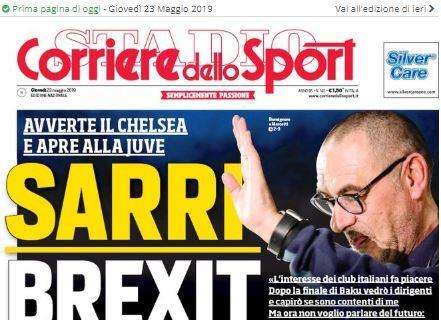 Il Corriere dello Sport: "Sarri Brexit"