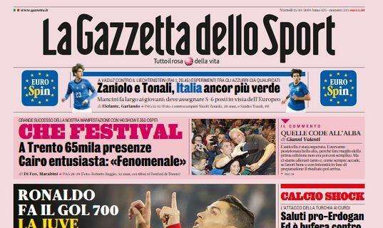 La Gazzetta dello Sport: "CRsempre"