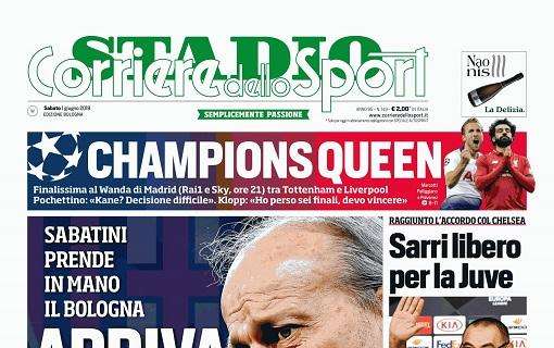 Corriere dello Sport-Stadio: "Bologna, arriva il guru"