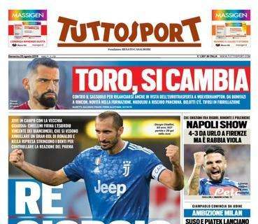 Tuttosport sulla Juventus: "Re Giorgio"