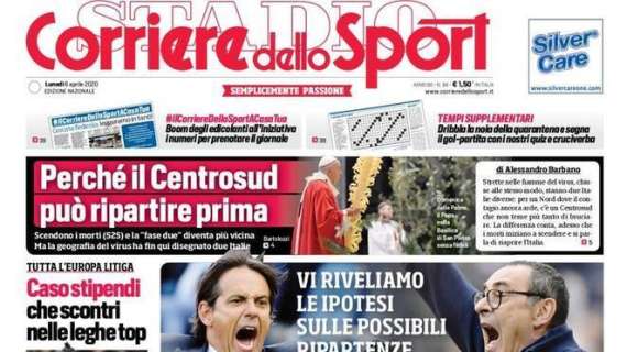 Corriere dello Sport: "Scudetto a due vie"