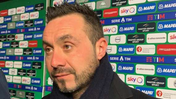 Sassuolo, De Zerbi: "La sconfitta con il Parma diversa da quella di Udine"