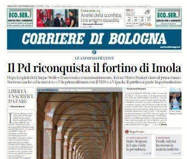 Corriere di Bologna: "Analisi della sconfitta, i tre enigmi rossoblù"