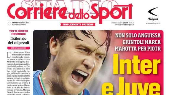 Il Corriere dello Sport in prima pagina sul mercato: "Inter e Juve su Zielinski"