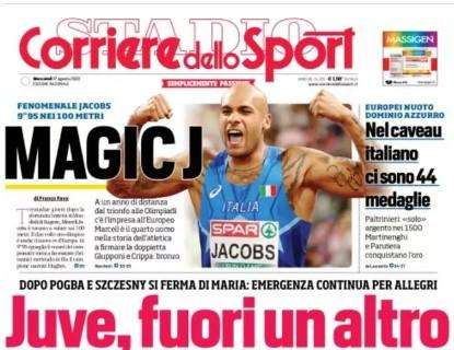 L'apertura del Corriere dello Sport: "Juve, fuori un altro"