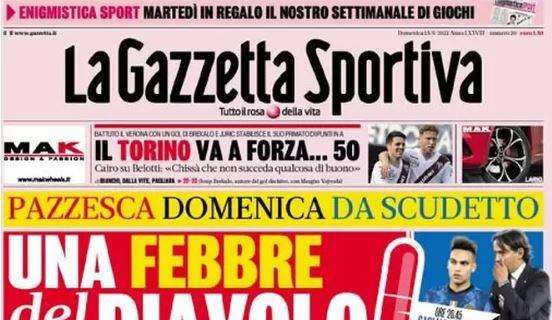 L'apertura de La Gazzetta Sportiva sul Milan: "Una febbre del Diavolo"