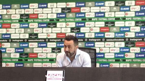 Sassuolo, De Zerbi: "Il Parma ha cambiato tanto. Sarà una gara difficile"