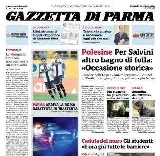 Gazzetta di Parma: "Arriva la Roma imbattuta in trasferta"