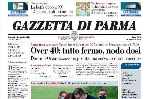 Gazzetta di Parma: "La beffa dopo il 90': 12 gol negli ultimi minuti"