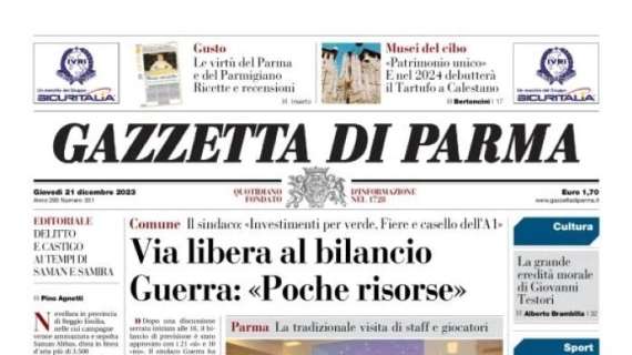 Gazzetta di Parma: "Cuore crociato: i doni di Natale all'ospedale dei bambini"