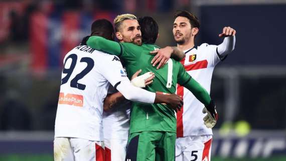 Serie A, tris del Genoa a Bologna: liguri a -1 dalla zona salvezza