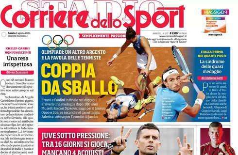 L'apertura del Corriere dello Sport: "Juve, cantiere Giuntoli. Koop, arriva il rilancio"