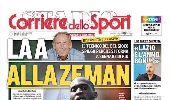 Corriere dello Sport: "La A alla Zeman"