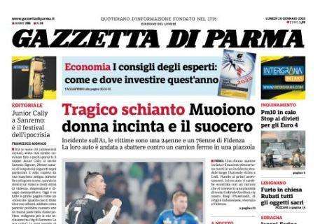 Gazzetta di Parma: "Doppio Ronaldo, al Parma non basta Cornelius"